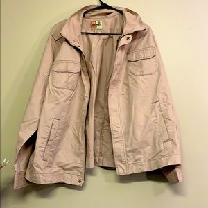 ruff hewn pink denim jacket